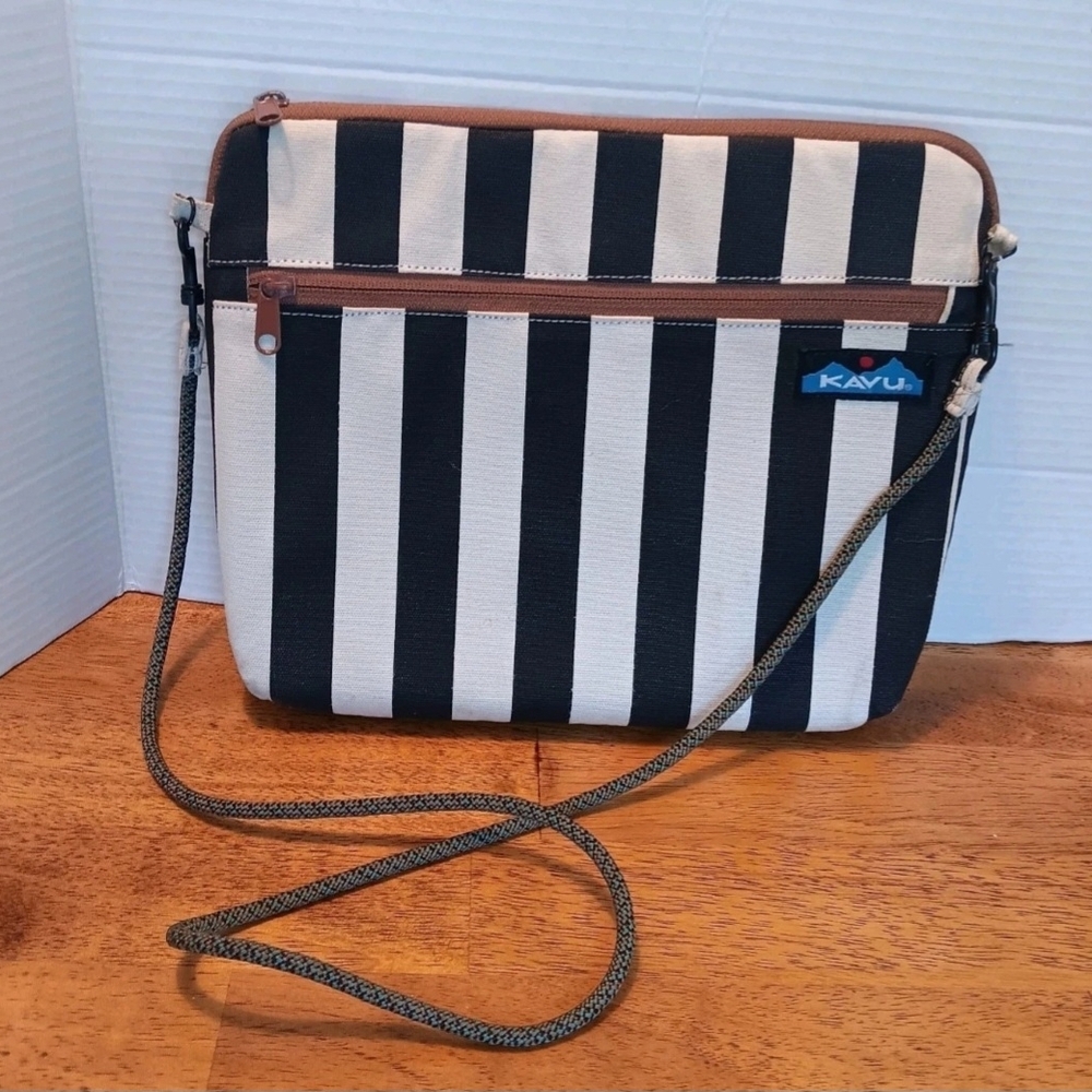 KAVU Striped Crossbody Bag